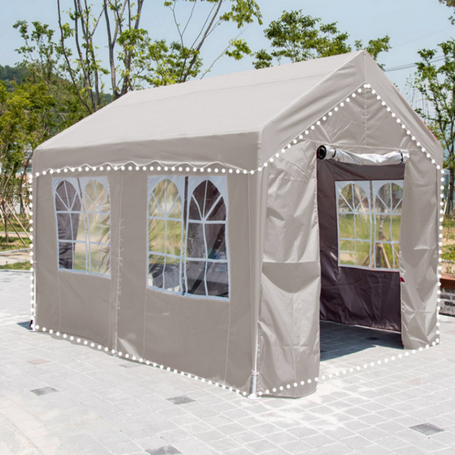 몽골텐트 쉘터 벽면 행사용 케노피 쉘터천막 주차천막 사이드월 캐노피벽면, 단품04.쉘터4벽면 모기장벽면 4X6_딥그린