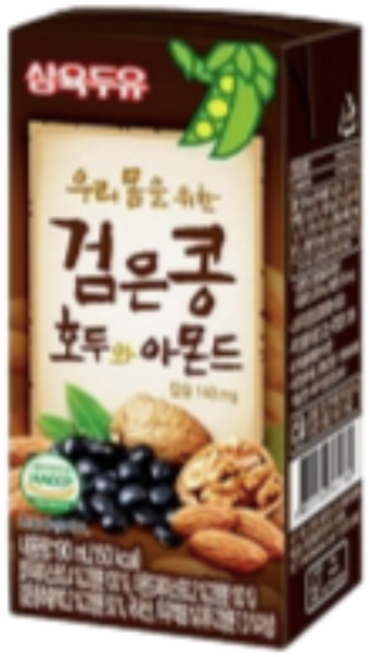 삼육두유 검은콩 호두와 아몬드, 190ml, 64개