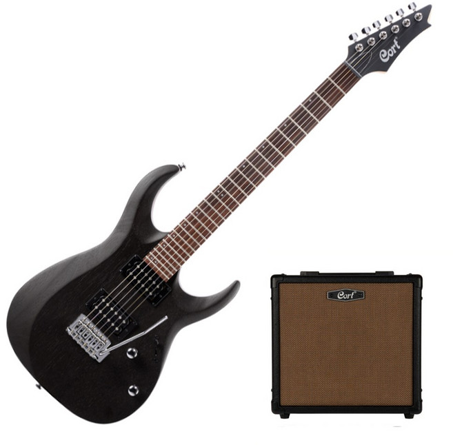 콜트 X100 일렉기타 + 입문용 15w 앰프포함 패키지, OPBK(레이크악기), 1개