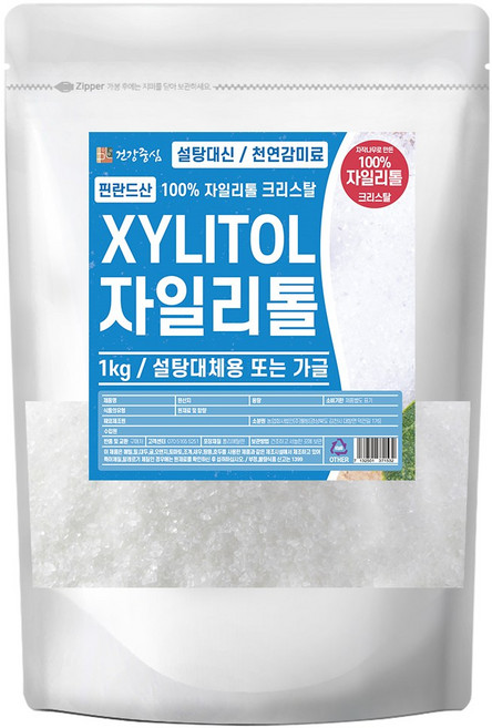 건강중심 핀란드 자일리톨가루, 1개, 1kg