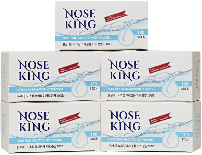 노즈킹 코세척분말 100포, 5개