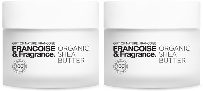 프랑스와즈 유기농 시어버터, 100g, 2개