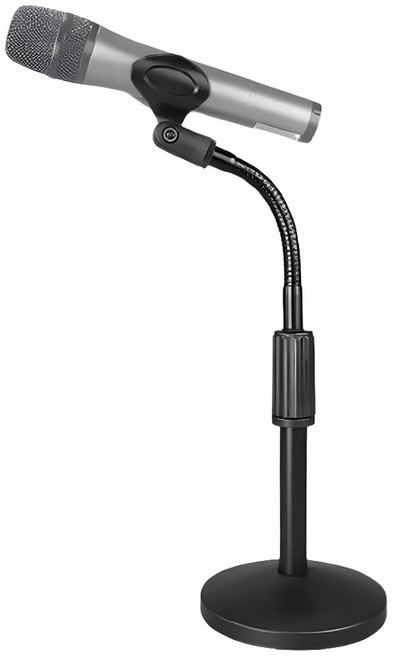 Mobach 단상용 마이크 스탠드 자바라 후렉시볼, 1개, 블랙, 플렉시