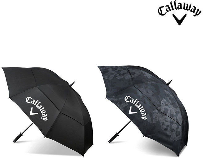 캘러웨이코리아 26년 신상품 쉴드 더블 캐노피 우산, 블랙/카모, 1