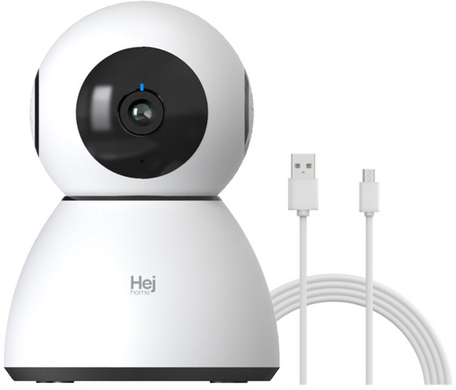 헤이홈 스마트 홈카메라 PRO + 연장 케이블 3m, GKW-MC057, 1세트