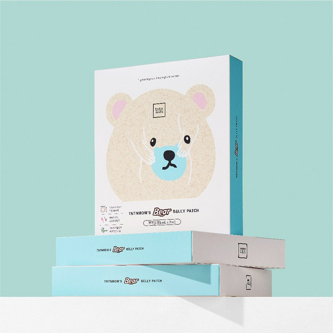 튼튼맘스 임산부 비건 베어벨리팩 (비숑마꼬) 30ml 7매, 1개, 55ml