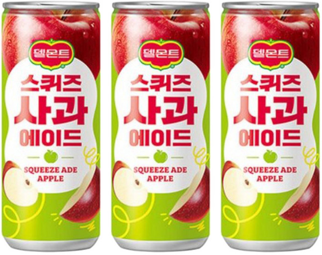 델몬트 스퀴즈 사과에이드 240ml, 10개