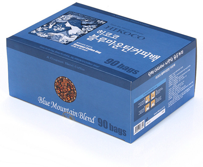 히코코 블루마운틴 커피티백, 90개입, 1박스, 3.8g
