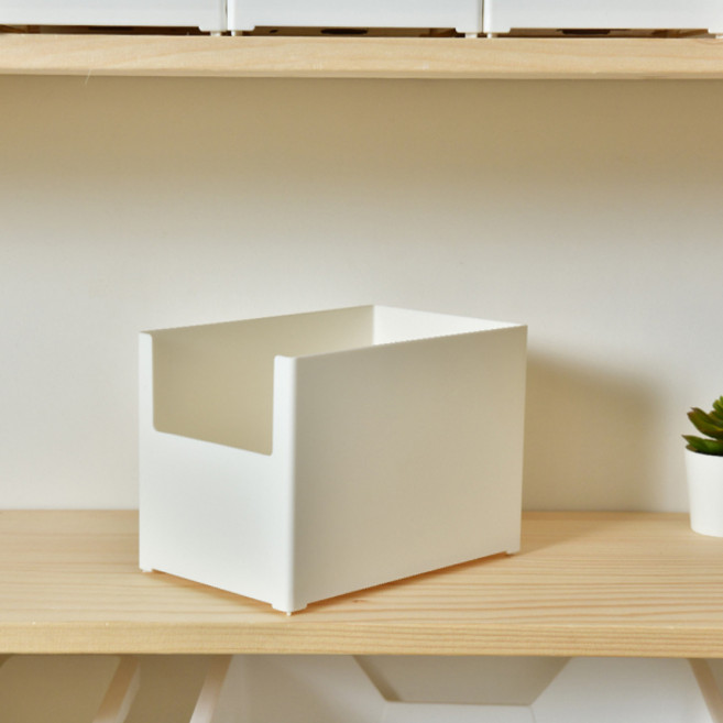 모던하우스 팬트리 오픈형 정리함 M (14 x 21 x 15.5 cm) BT0521016, 화이트, 1개