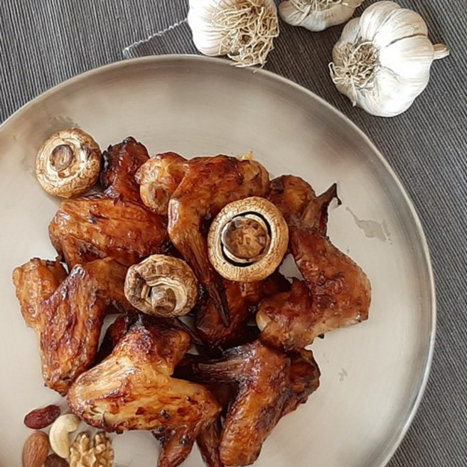 1+1 탐난닭 에어프라이어치킨 베이크 날개 (650g) 100% 국내산, 650g