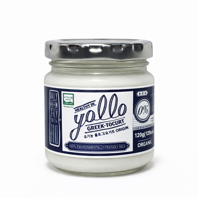 유기농 욜로 그릭요거트 오리진 120, 120g, 1개