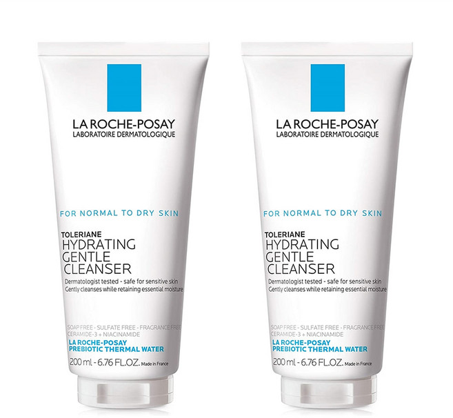 La Roche-Posay 라로슈포제 하이드레이팅 젠틀 클렌저 200ml 2팩