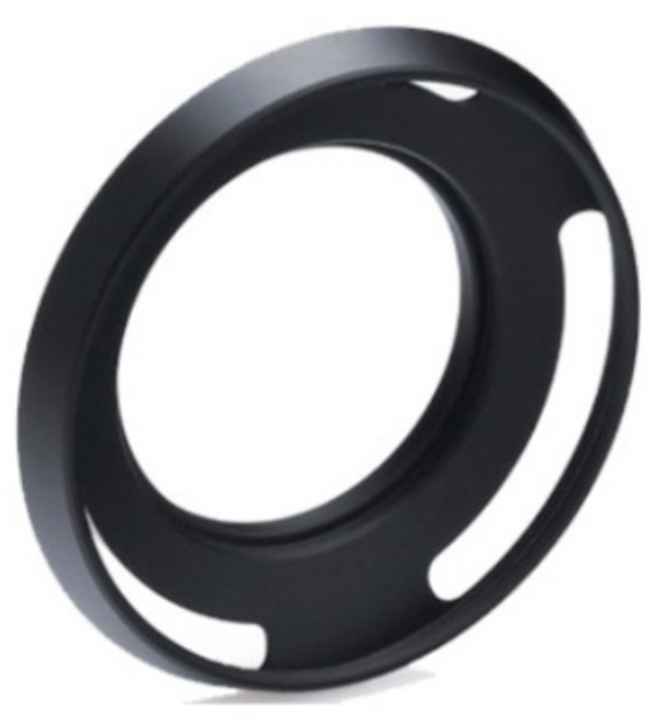 (SMJ) DSLR 미러리스 카메라 라이카 스타일 메탈후드 58mm, 1개