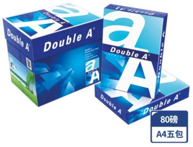 PAPER STAR A4 影印紙 70gsm, 1箱, DOUBLE A 80磅,一單只能一箱