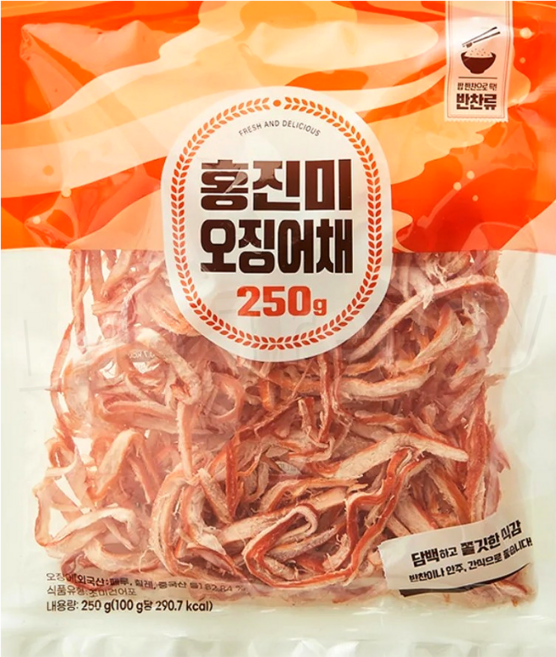 현대푸드 홍진미 오징어채, 1개, 250g