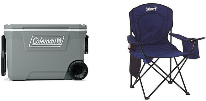 Coleman 콜맨 316 시리즈 휴대용 보냉백 쿨러백 해변 캠핑 테일게이팅 스포츠, 쿨러, 록 그레이, 1개