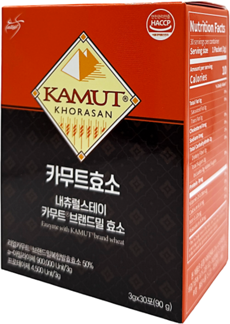브랜드밀 효소 내츄럴스테이 카무트 효소 다이어트, 1박스, 90g
