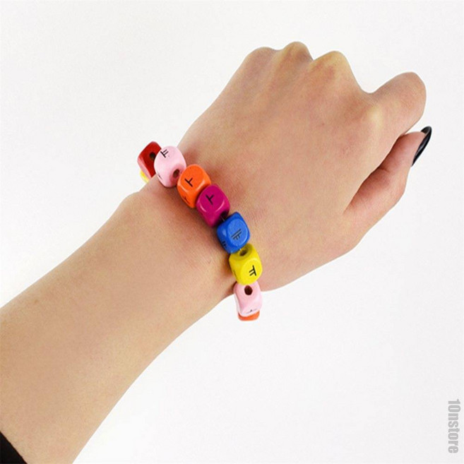 일상발견 한글비즈 아이들한글공부용나무비즈자음모음세트 창의력발달단어만들기한글비즈세트 자음모음비즈 교육용교구한글나무비즈만들기재료, 한글자음