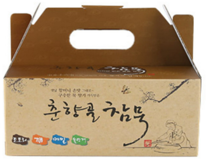 [지리산묵가] 국산도토리 참묵 6개(선물세트), 330g