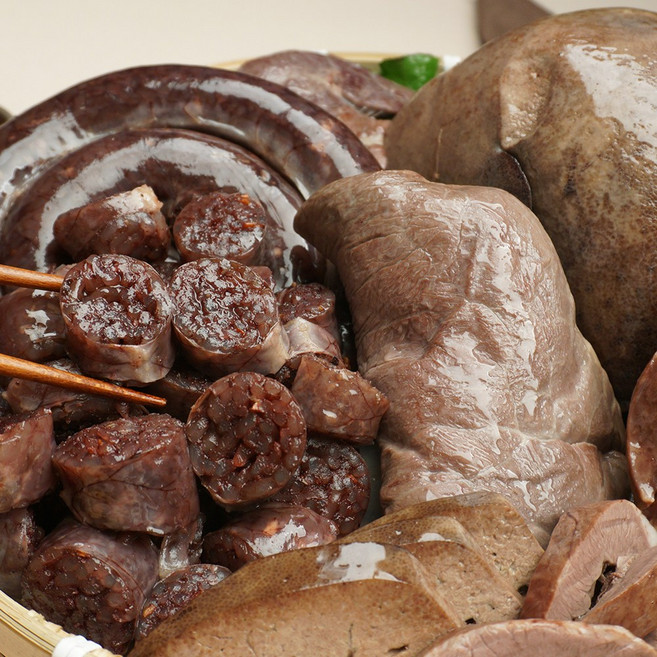 맛팜 찰순대 400g + 순대 내장모듬(간 허파 염통), 1개, 900g