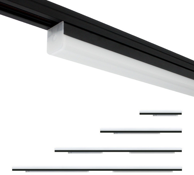 씨티오 LED 모네 트랙등 T7 라인등 레이스웨이 T라인 슬림 레일등 카페조명 사무실등 주차장등 간접조명 매장조명 거실등 침실등 무드등 주방등 무브레일 라인조명 티라인 레일조명, 씨티오 LED 모네 트랙등 T7 25W 1200mm, 흑색, 주광색