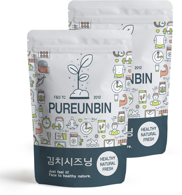 푸른빈 김치 시즈닝 분말, 500g, 2개
