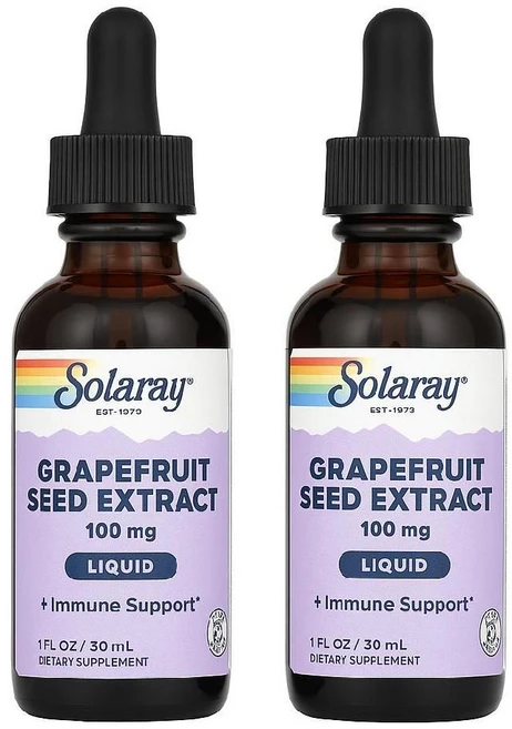 솔라레이 자몽씨추출물 100mg 30ml(1fl oz) 2병, 30ml - 쿠팡