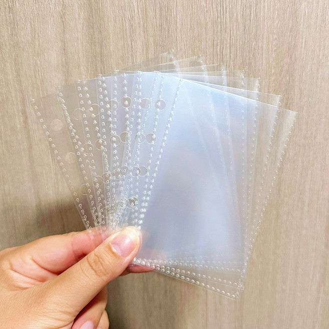 m 5 미니 다이어리 속지 포켓 현금 생활 챌린지_클리어 1칸, 2개, 10매