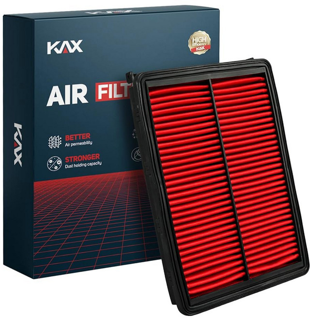 KAX 프리미엄 엔진 에어 필터 CA12052 혼다 HR-V HRV 2016 2017 2018 2019 2020 2021 1.8L 고급 필터 미디어 가속력 향상, CA11943, 1개