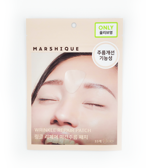 [블리샵]마르시끄 링클 리페어 미간주름 패치 33매 4종, 하이드로겔 넥패치4매+멀티12매, 1개