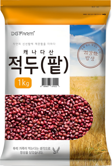 대구농산 캐나다산 적두 팥, 1kg, 1개