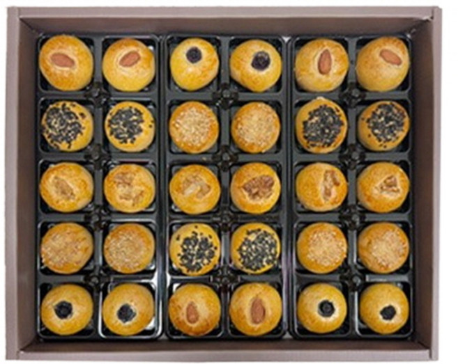 국내 20년 전통 고급 수제 만쥬 명절 설 추석 선물세트 상견례 부모님 건강에좋은 간식, 30개, 30g