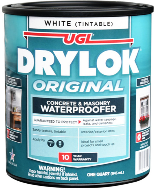UGL 드라이락 오리지널 방수용 페인트 1쿼트(945ml) 석조 방수제, 10 white, 945ml, 1개
