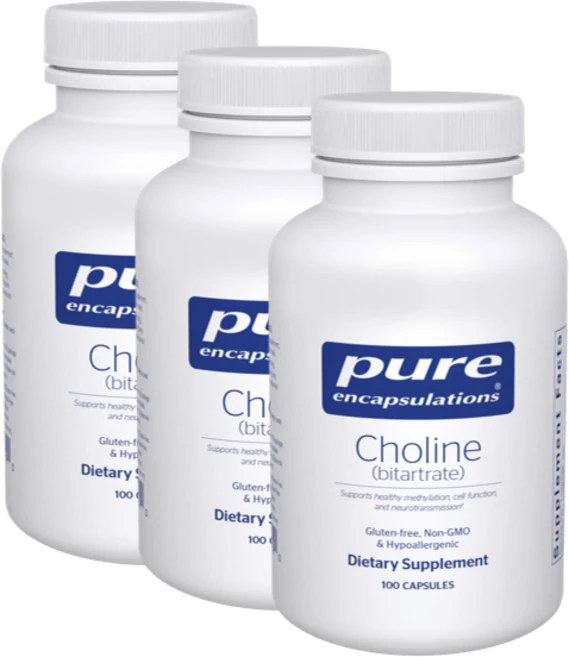 퓨어인캡슐레이션 콜린 비타르트레이트, 3개, 100회분 - 쿠팡