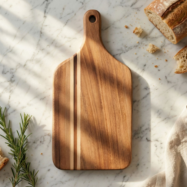 파격사은품 가리스 원목 나무 도마, 1개, 보르네오 월넛