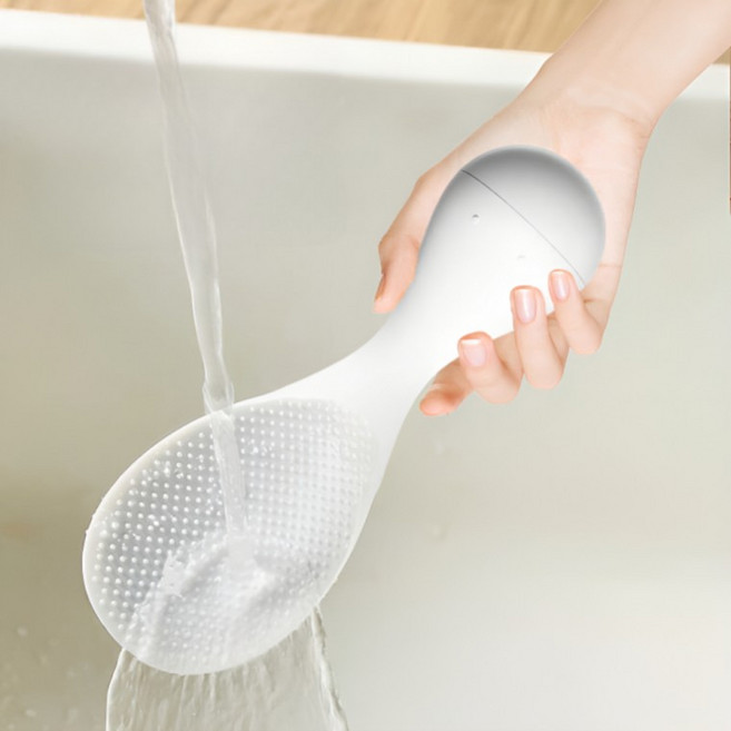 밥도구 오뚝이 주방 화이트 밥퍼기 밥주걱 조리도구, 1개, 상세페이지 참조