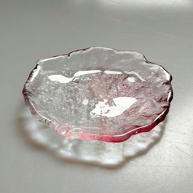 도쿄 물방울떡 와라비모찌 12개 516751 앙코토 창미과암 500g 키나코, 핑크 컵 받침