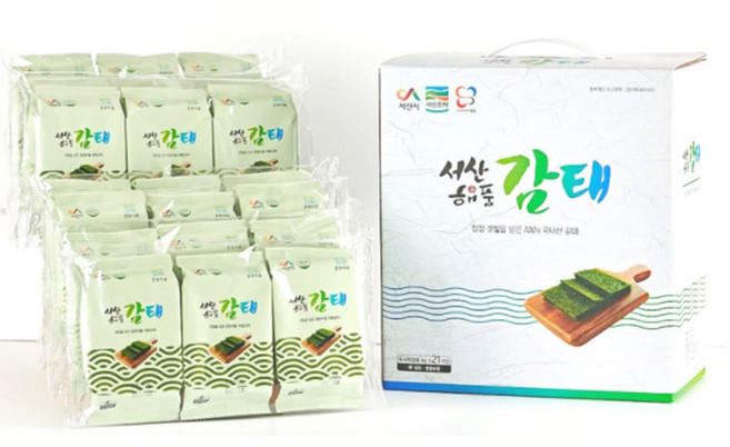 홈마카세 서산 조미 감태김 도시락 김, 1개
