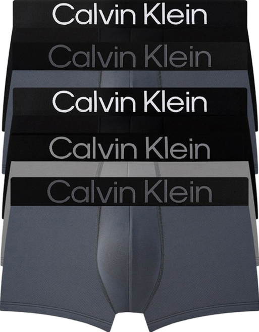 캘빈클라인 남성 로우 라이즈 트렁크 5개입 NP2716O-900