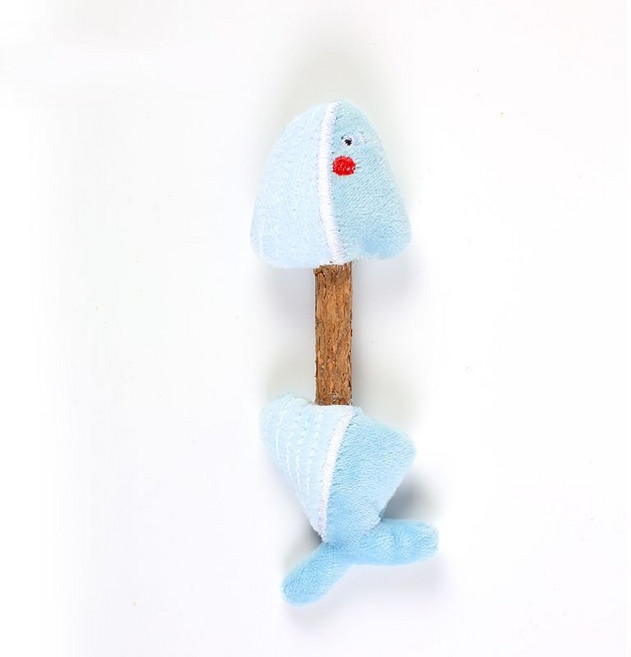 FURENDO 마따따비 고양이 이갈이 장난감 치석 관리 스트레스 해소 혼자 놀이, 1개, 블루고래 마따따비