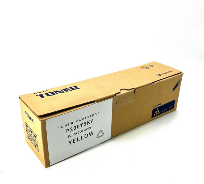 P200T5K 신도리코 호환토너 P200dn P201dn C200, P200T5KY_노랑, 1개