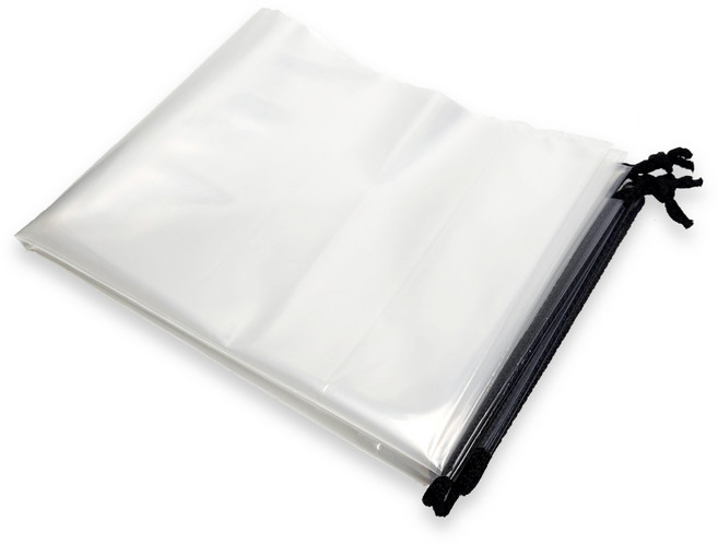 비닐전문올 끈으로 조이는 두꺼운 조임끈 비닐봉투, 40cmX50cm, 5장