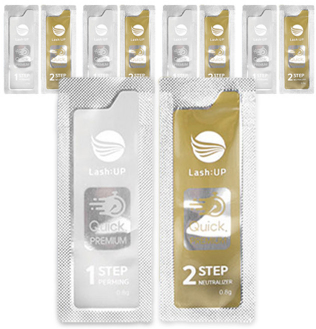 래쉬업 아이래쉬 브로우 퀵프리미엄 펌 STEP1 + STEP2, 혼합색상, 5세트