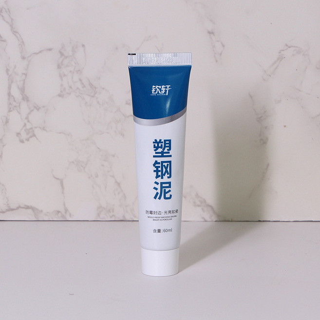 欽軒 塑鋼泥 廚衛防水填縫膠, 1個, 塑鋼泥【60ml】,搭配【刮膠器】使用效果最佳