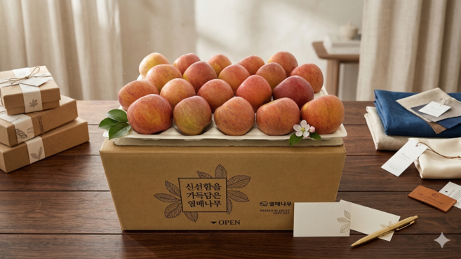 [거창한사과] 거창 못난이 사과 10kg - 산지직송, 1박스