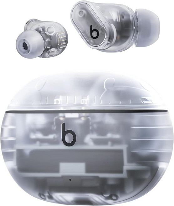Beats Studio Buds + True Wireless Noise Cancelling Earbuds, Transparent, 1