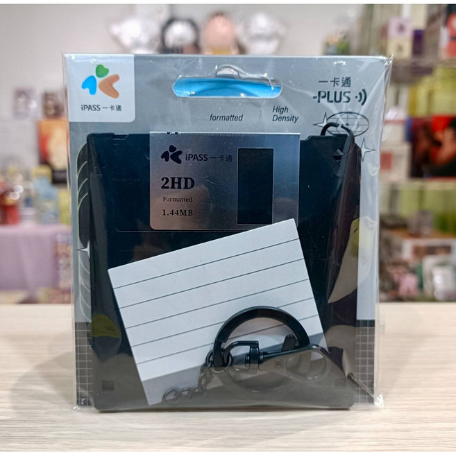 有家百貨 3.5磁片 3D造型悠遊卡, 黑色, 1個