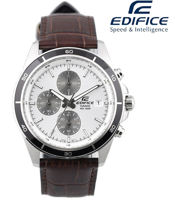 카시오 에디피스 100M 방수 크로노그라프 손목시계 EFR-526L-7A