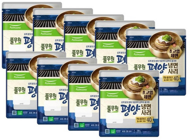 풀무원식품 평양냉면사리, 9개, 130g