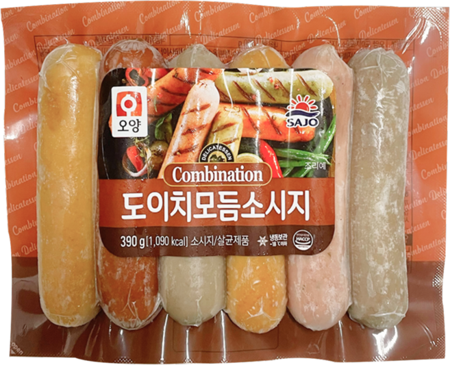 사조오양 도이치 모듬소세지 390g*20개 한박스, 390g, 20개